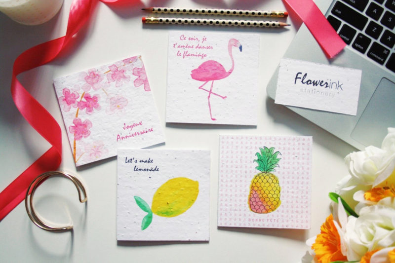 FlowerinkStationery4